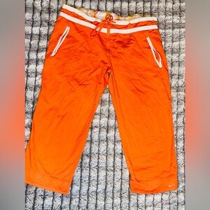 Nike Capri Orange Sports Pants
